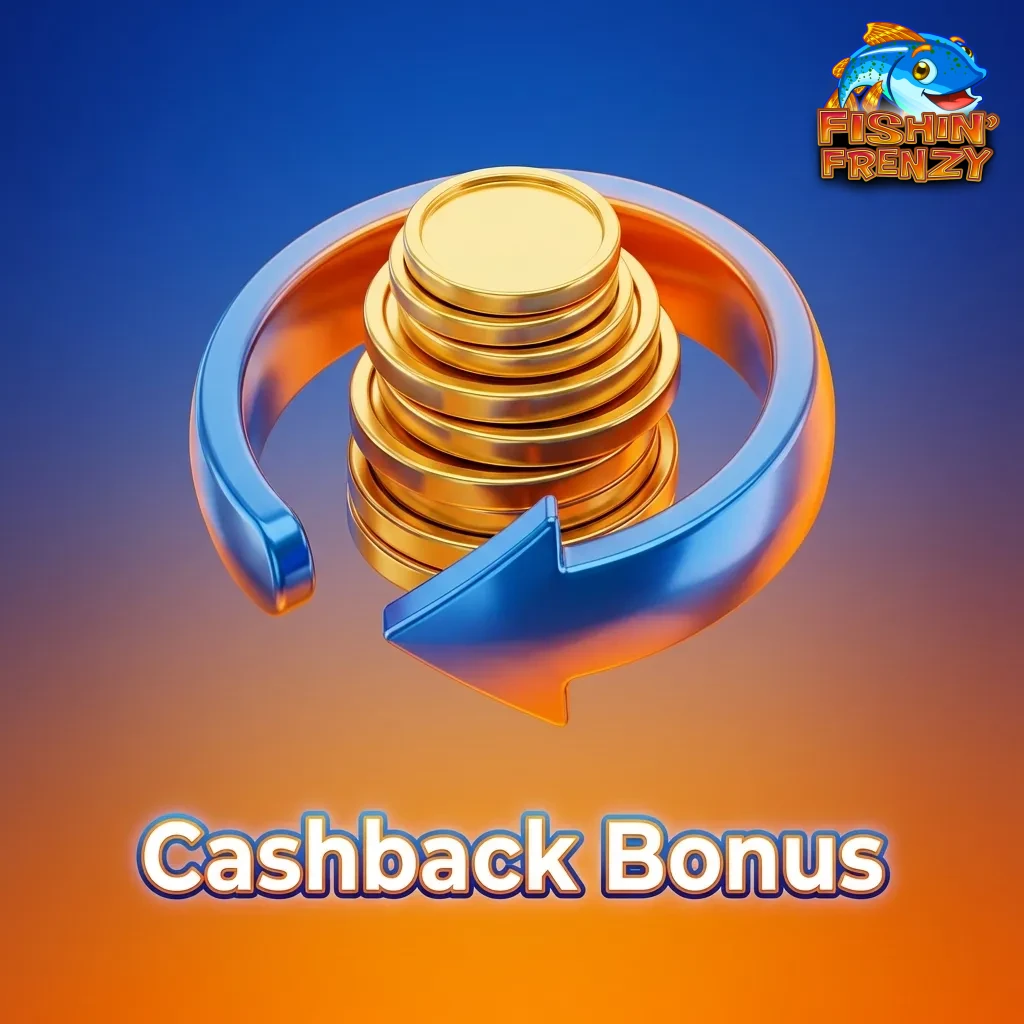 Player receiving 10% cashback on slot losses, showing £10 returned to account after £100 loss at Fishin Frenzy